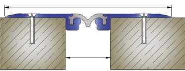 Joint profile is suitable for granite, ceramic, vinyl, industrial floor v.s. coverings.