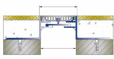 8 cm Zemin Dilatasyon Profilleri 8 cm Expansion Joint Profiles For Floor 8 CM Dilatasyon Profilleri 8 CM Expansion Joints COLOURS OF