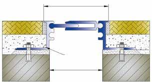 zemin dilatasyon profili. Joint profile for under finishing.