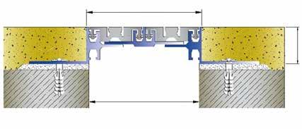 10 cm Zemin Dilatasyon Profilleri 10 cm Expansion Joint Profiles For Floor 10 CM Dilatasyon Profilleri 10 CM Expansion Joints Kaplama altı zemin dilatasyon profili. Joint profile for under finishing.