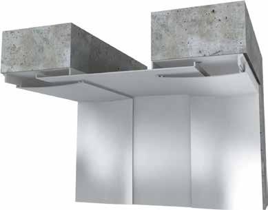 20 cm Duvar Tavan Dilatasyon Profilleri 20 cm Wall and Ceiling Expansion Joint Profiles 20 CM Dilatasyon Profilleri 20 CM Expansion Joints AR291-200 372 200 20cm açıklık için sismik kaplama üstü