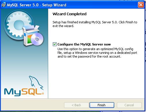 MySQL Kurulumu (Windows) İlk kurulum aşamasını tamamlamak için Finish diyoruz.