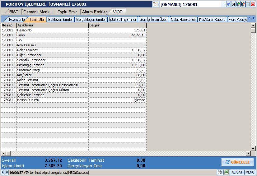 Matriks Trader ile Vadeli Piyasadaki Kolaylıklarınız Viop emirlerinizi Matriks Trader üzerinden iletebilirsiniz, Gerçekleşen emirlerinizi doğru maliyet ile görebilirsiniz, Son uzlaşma fiyatına göre