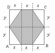II. Yol Altıgenin alanı Karenin alanı Taralı olmayan üçgenlerin alanı Karenin alanı ( 3x )² 9x² Altıgenin alanı Altıgenin alanı x.