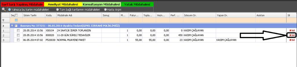 ekranından Sil butonuna tıklanarak silme işlemi gerçekleşir. Resim 22.