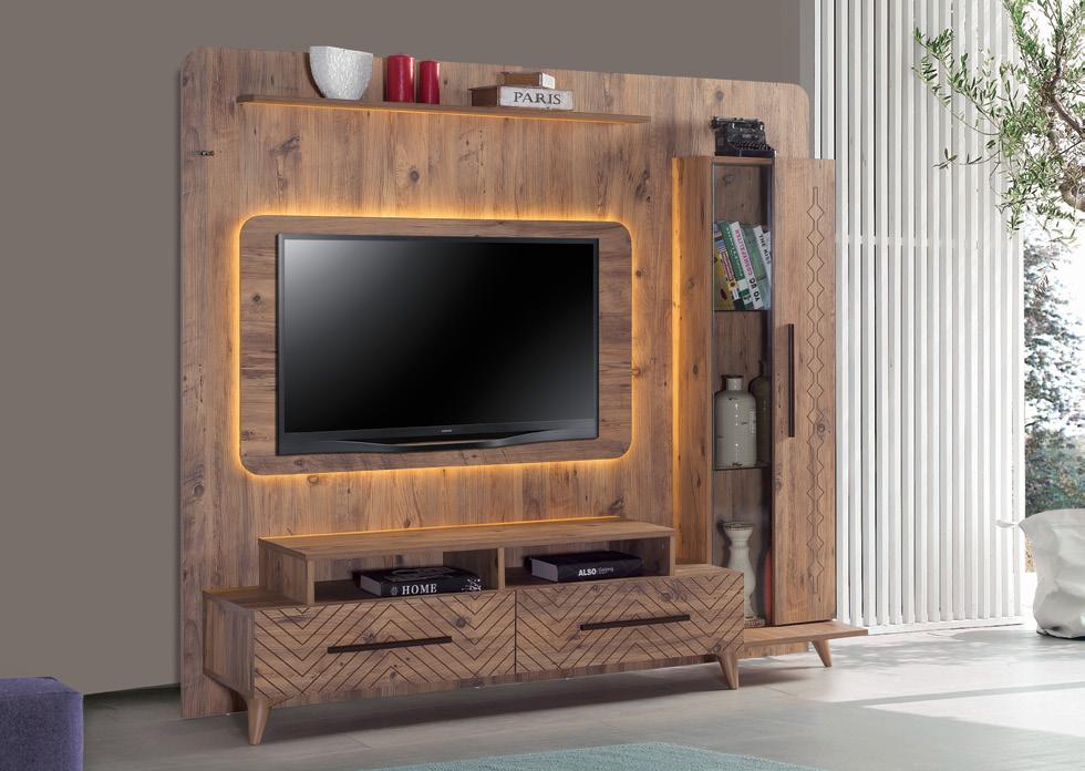 ÜRÜN KODU:3102 ÜRÜN KODU:3101 NOVİLLA 30 WALL UNIT Tv Ünite EN BOY