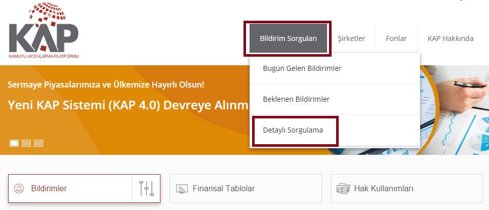 sorgulamalarının daha fazla kriterle yapıldığı detaylı sorgulama