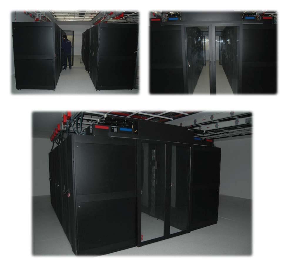 1 adet Fusion Module 2000 Modüler Veri Merkezi 2 adet 5000-E 320kW Gövde üzerinde 160kW Modüler UPS Sistemi 2 set