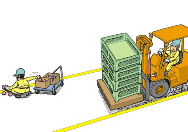 Bazı çalışanlar iş yaparken kulaklık ile müzik dinliyor 8. Bazı çalışanlar dalgın ve bazen forklift yolunda yürüyorlar 9. Çalışanlara gerekli eğitimler verilmiş fakat kontrolleri yapılmıyor 10.