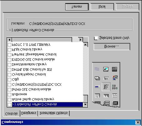 Şekil 11.4.1. Data Report ve Data Environment Ekleme Ekranı Şekil 11.4.2. Data View Ekranı Ana menüden view - data view window seçeneği seçilir ve yan taraftaki görüntü ekrana gelir.