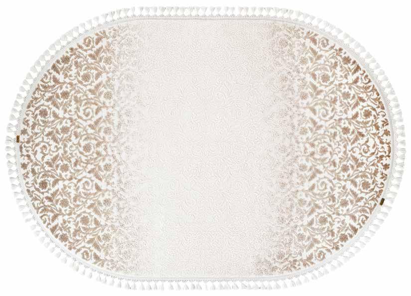 BUKET VİZON OVAL A313C Oval Halı Ölçüleri : 160x230 cm