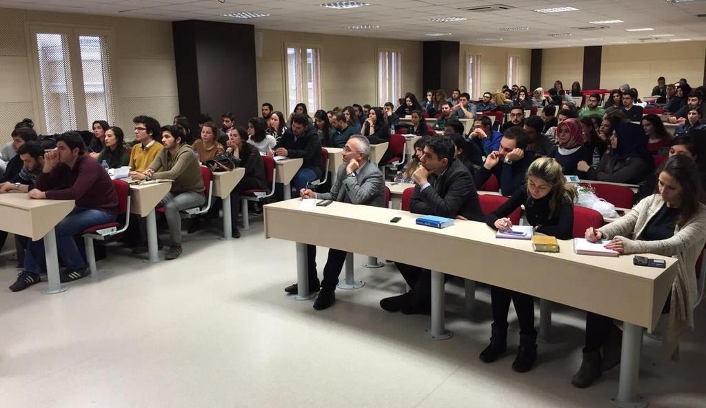 PROF. DR. ENVER BOZKURT İstanbul Aydın Üniversitesi Hukuk Kulübü öğrencileri tarafından 11 Martta düzenlenen Av.