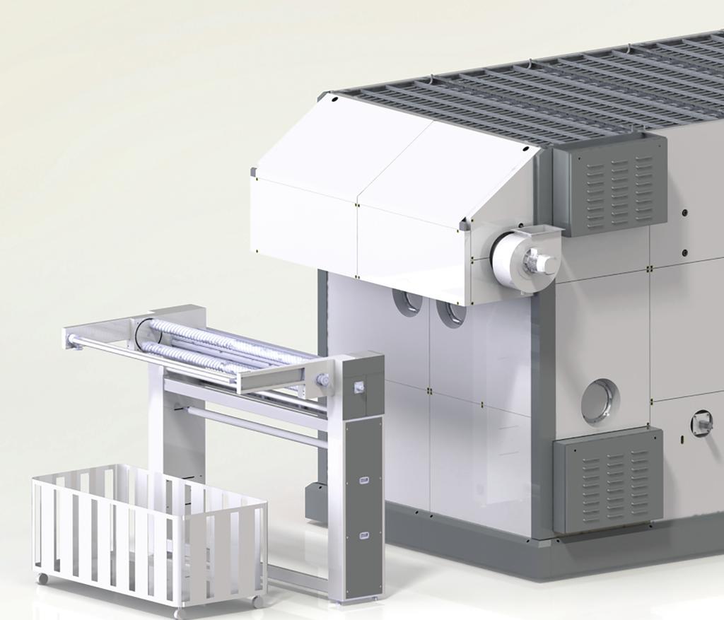 2 STM Has GROUP Buharlama makinesi rotasyon ve dijital baskı sonrası fikse ve buharlama işlemi için üretilmiş değişken buhar dağıtım ve iç sirkülasyon sistemi ile yüksek verimli bir makine olup baskı