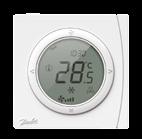 termostatı, 5-30 C ayar aralığı, Geniş ekran, Kablolu, Harici sensör bağlanabilir (Sensör hariç ) LCD ekranlı, Haftalık (5+2) programlanabilir elektronik oda termostatı, 5-30 C Ayar aralığı, Geniş