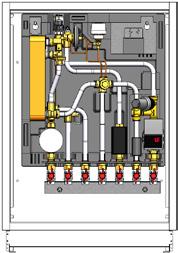 EvoFlat MSS Devre şeması örnek SKS MS ŞB KB Tedarik IB Tedarik 2 Plakalı ısı eşanjörü Danfoss XB06H -1 5 Filtre 3/4 N/ N mv=0,6 mm 6 Çek valf 10 Sirk.