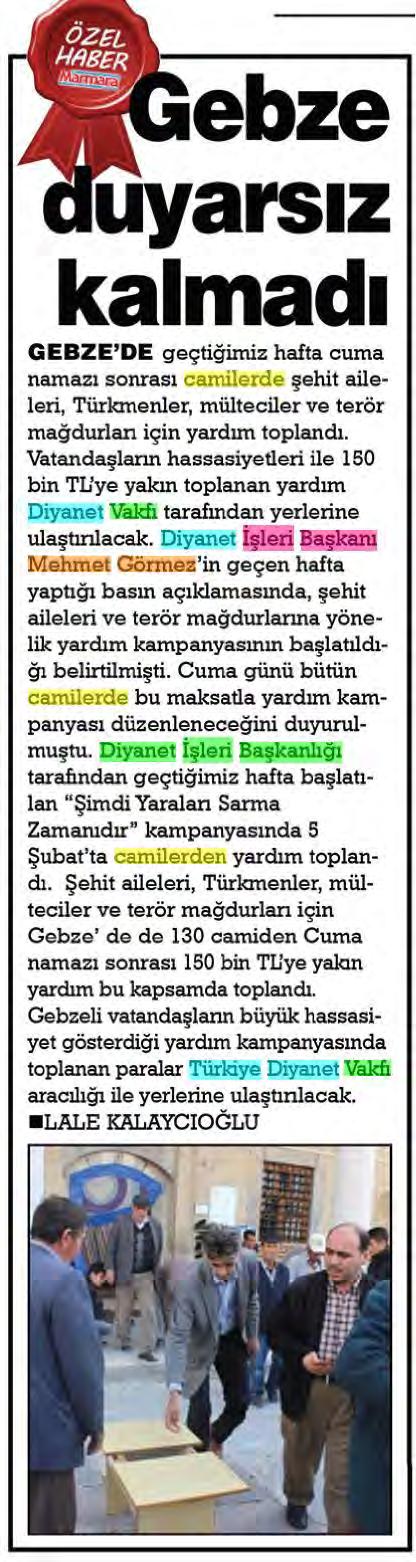 MARMARA GEBZE Tarih : 12.02.