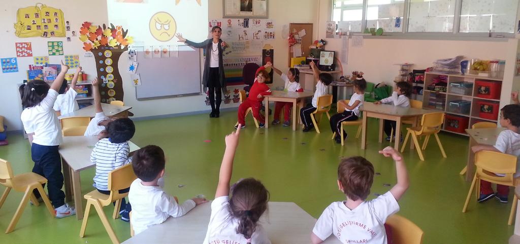 " sorusunu tüm gruba yönelttikten sonra, öğrencilerden gösterilen sunuya bakarak tahminde bulunmalarını istedik. Bu sunuda psikolojik danışmanın çalışmalarından örnekler verdik.