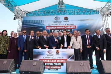 Menemen İlçesindeki Göl park yanındaki alanda düzenlenen, Menemen-Aliağa-Çandarlı Otoyol Projesi Temel Atma Töreninde konuşan Başbakan Yıldırım, Türkiye ekonomisinin sağlam yapısına dikkati çekerek