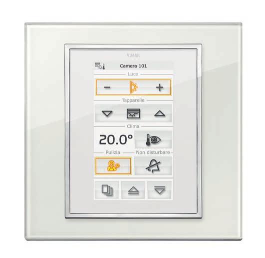 OTELLER 38 39 Well-contact Plus ile odalarda bulunan tüm hizmetler kontrol altındadır: müşteri odaya girdiğinde ışıkları açık ve ortamı ideal sıcaklıkta bulur.