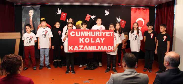 Törenlerimiz KAMPÜS ORTAOKULU Ortaokulumuz 29 Ekim Cumhuriyet Bayramı nı