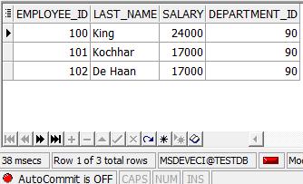 SELECT employee_id, last_name, salary,
