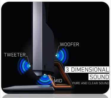 Ultra Sound Gerçekçi kusursuz sesler 3D Sound, DTS Sound,