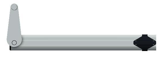 Mosys Componenti Sistem Parçaları Leva sezione schiena Sırt kısmı kaldıraç kolu (dışa montajlı), aluminyum 1.60.001.52.xx colori Renkler.62 15 431 Leva pediera Ayak kısmı kaldıraç kolu, aluminyum 1.