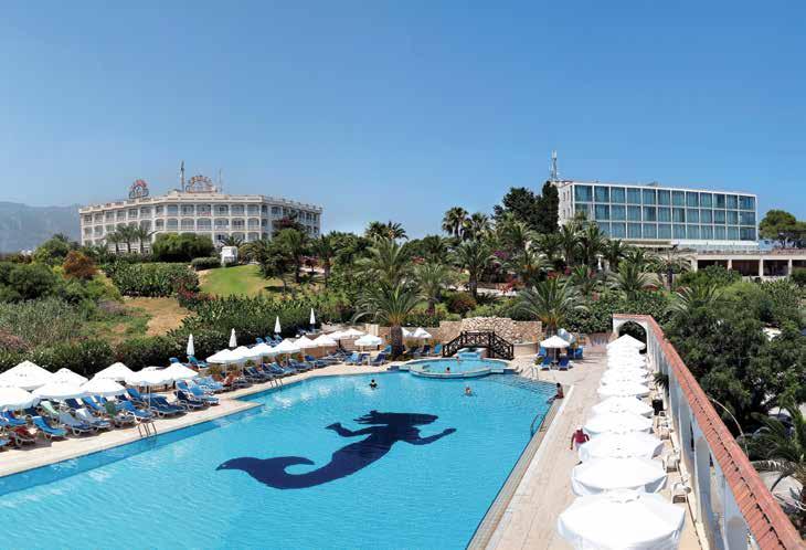GİRNE DENİZKIZI HOTEL KONUM Ercan Havalimanı na 45 km,girne merkeze 8 km uzaklıktadır. Denize sıfır konumdadır.