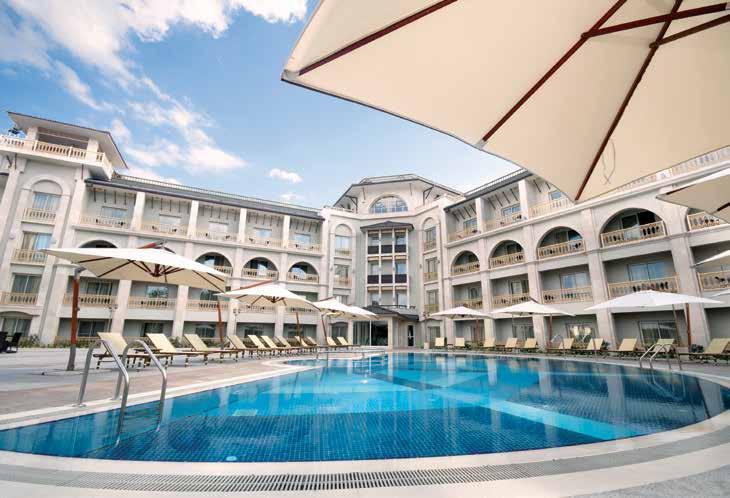 GİRNE THE SAVOY OTTOMAN PALACE HOTEL & CASINO KONUM Girne şehir merkezinde, Ercan Havalimanı na 40 km mesafededir. ODA Toplamda 117 oda mevcuttur.