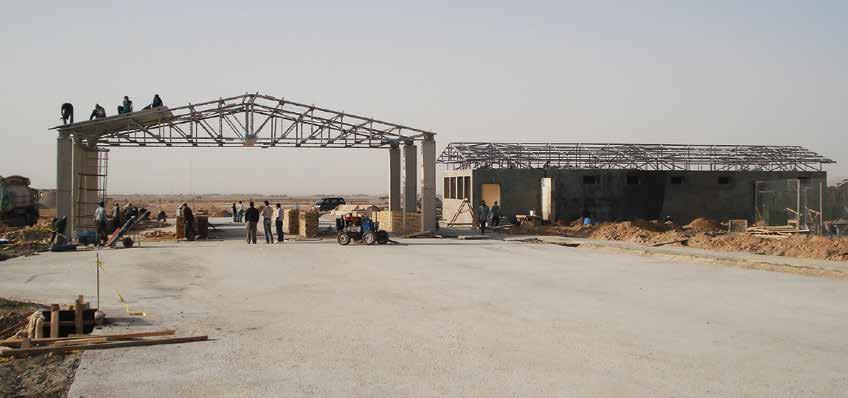 NATO - ISAF Askeri kampı Nizamiye Binası inşaatı projesi. Proje kapsamında 250 m² kurşun geçirmez cam ve kapılı Nizamiye Binası, 610 m² araç kontrol sahası, 1.400 m² bağlantı yolu ve L= 32 m 1.00x1.