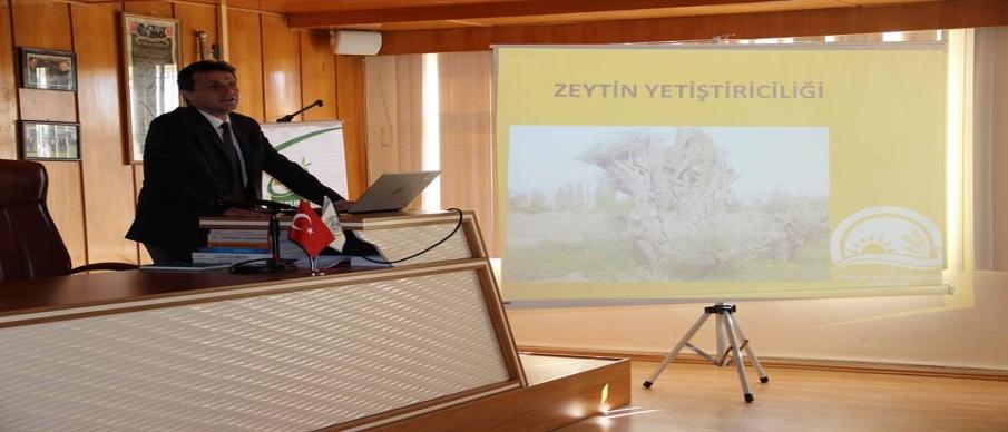 İlçe Gıda Tarım ve Hayvancılık Müdürülüğü tarafıdan odamız Meclis toplantı salonunda zeytin ve zeytinyağı sektörünün sorunlarının