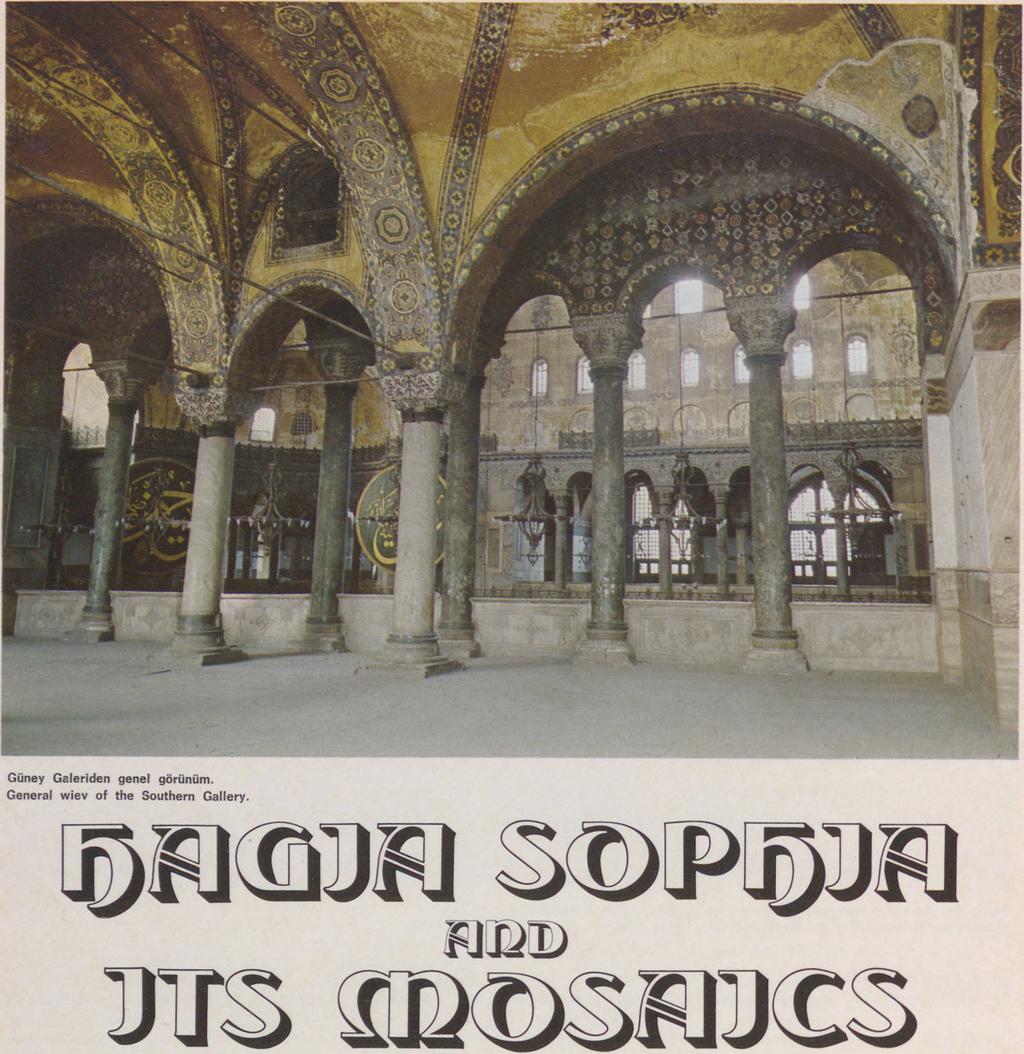 After serving as a mosque intil the early years of the republic, Hagia Sophia was changed into a museum in 1935 to open its gates to visitors from every religion instead of serving the members of