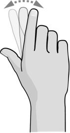 Kaydırma Kaydırma, parmağınızı ekran boyunca yatay veya dikey olarak hızla sürüklemek anlamına gelir.
