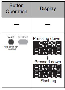 Tepki süresi ayarlandıktan sonra algılanacak olan parça sensörün algılama mesafesine yerleştirilir ve Smart tuşuna 1 saniye basılı tutulur.