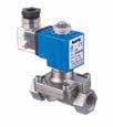 Paslanmaz Solenoid Valfler SU HAVA GAZ ASİT KİMYASAL MADDE PASLANMAZ SOLENOİD VALFLER (2/2 YOLLU-NORMALDE KAPALI) S60 SERİSİ Gövde : Paslanmaz / Kovan: Paslanmaz Diyafram : NBR, Opsiyonel EPDM, Viton