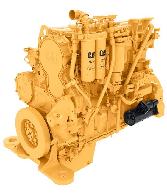 Dört ileri ve üç geri vites uygulamanıza uyum sağlar. Cat C15 Acert Motor 986H nin kalbinde yer alan dayanıklılık ve verimin kaynağı Cat C15 Acert motordur.