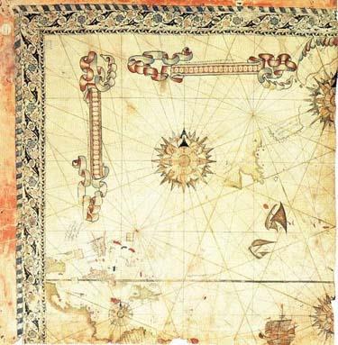16. YÜZYIL TÜRK HARİTACILIĞI PİRİ REİS Kuzey Atlantik Haritası (1528)