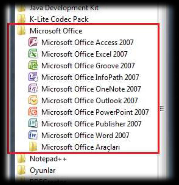 Microsoft PowerPoint? Programın uzantısı.ppt(versiyon 2007 den önce) yada.pptx(versiyon 2007 ve sonra) dir.