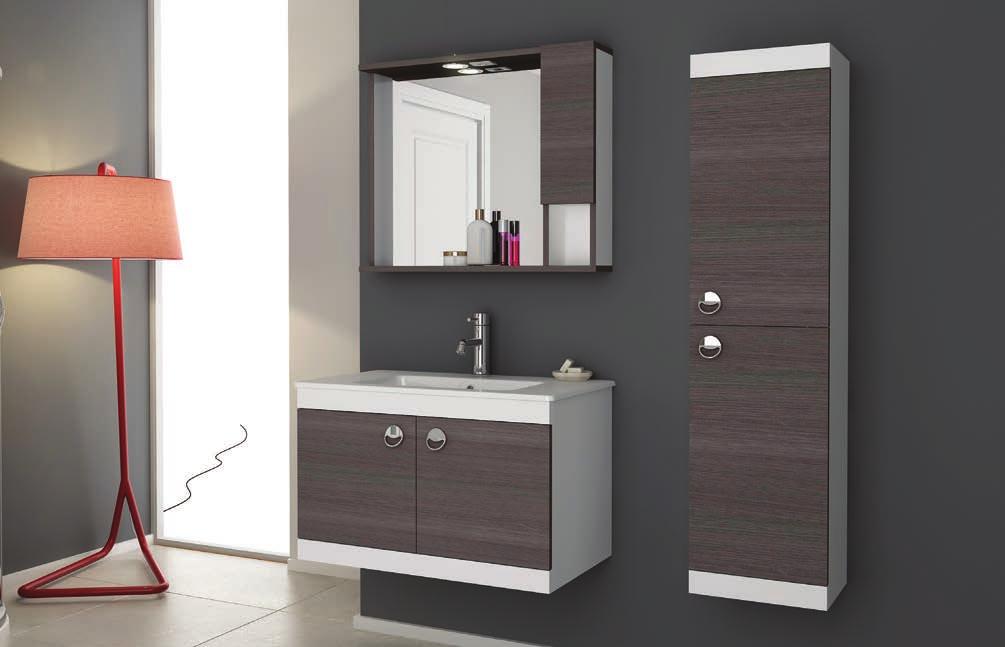 Dolap+Lavabo 80 cm (10SL51081) 500,00 24LM2113080E 80 cm Üst Dolap 296,00 24LM3113035E Boy Dolap 1 1 465,00 Liste geçerlilik şartları arka kapak sayfadadır.