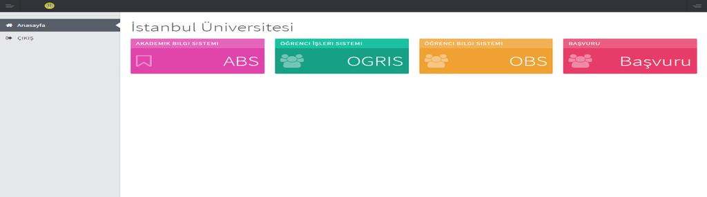 Akademik Kayıt Sistemi-AKSİS linkine tıklayarak İstanbul