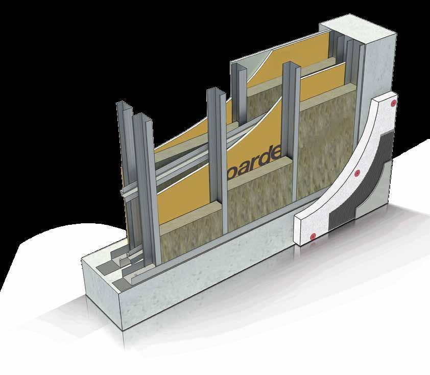 Üst katlarında beton imalatı devam eden yapılarda, iskele kurmadan içeriden dış cephe duvar imalatına başlanmasını sağlar. İskele dış cephede yalıtım uygulamasına başlanacağı zaman kurulur.