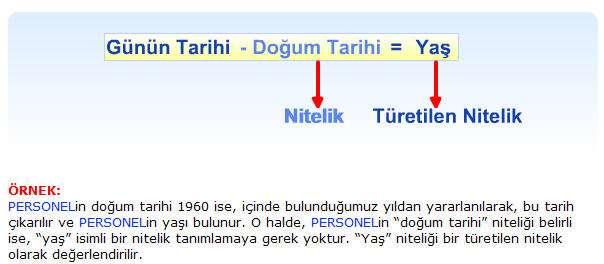 2.5.3 Çok Değere Sahip Nitelikler Bir nitelik birden fazla değer ile eşlenebiliyorsa, çok değere sahip nitelik adı