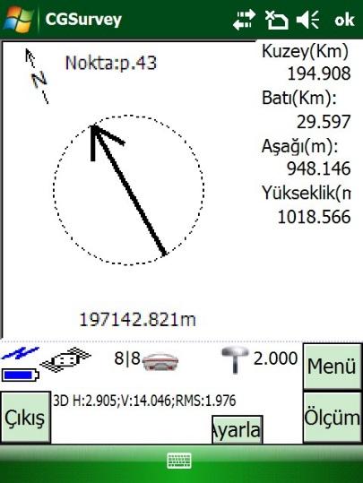 ekranda tüm noktaları görebilirsiniz.