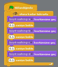 a) Seçilen karakteri çoğaltır. c) Karakterleri renklendirir. b) Dosyadan yeni karakter seçer. d) Karakterin üzerine tıkladığımızda küçültür. 12) Simgelerinin görevi nedir? a) Sahneye karakter eklemek.