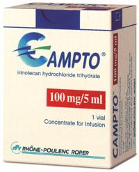 İRİNOTEKAN Kolorektal Ca, SCLC (khak) Erken ve geç diyare : Atropin 0,25 mg s.c.