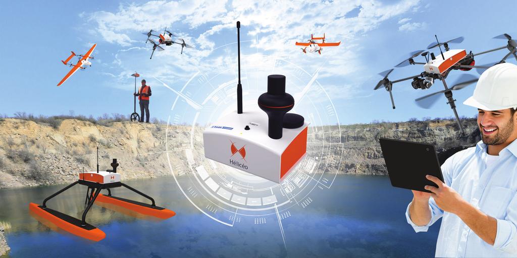 İNSANSIZ HAVA ARAÇLARI HELICEO DroneBox Tek bir modül ile 4 adet insansız hava aracı, 1 adet batimetrik ölçüm cihazı ve 1 adet yersel fotogrametri cihazına sahip olacaksınız.