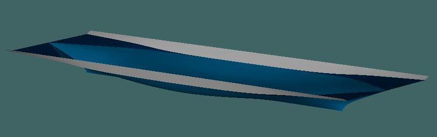 48 3.5 Tekne Formunun Modellenmesi Tekne formunun modellenmesinde öncelikle Maxsurf paket programının Maxsurf Pro modülünde teknenin su altı