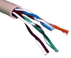 Dolanmış Çift Kablo (Twisted Pair Cable) Günümüzde en yaygın kullanılan ağ kablosu tipi birbirine