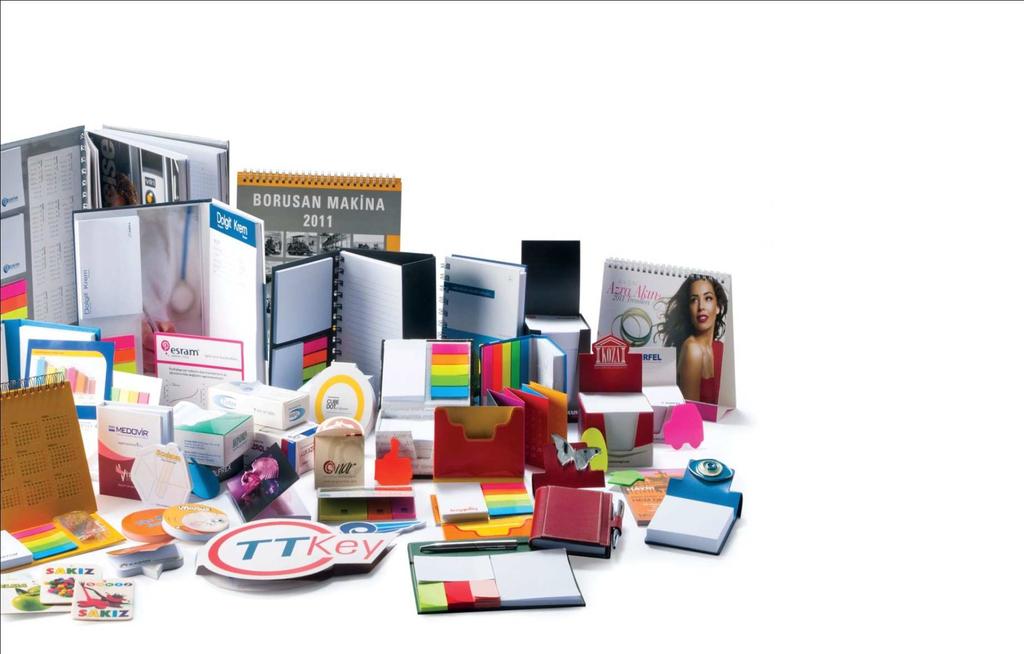 Promotion Solutions Printed Promotional Materials Standard notes in various sizes Standard notes with covers Notes with magnets Custom shaped notes Custom