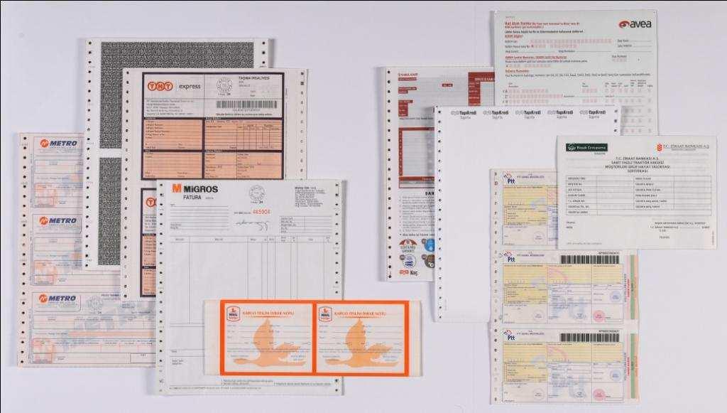 Documentation Solutions Various kinds of printed forms for automated or manual use in bound, block or snap form and